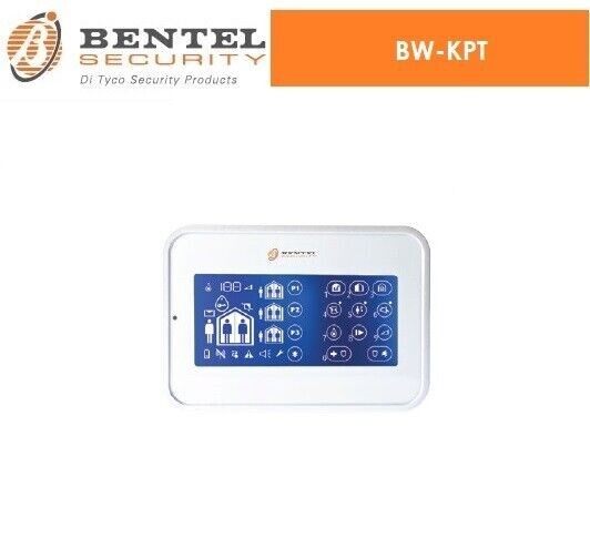 Bentel Security BW-KPT: Tastiera Touch Screen PowerG per Centrali BW