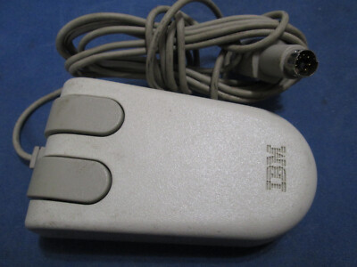 IBM 2-Button PS/2 Trackball Computer Mouse | Vintage | 1057313
