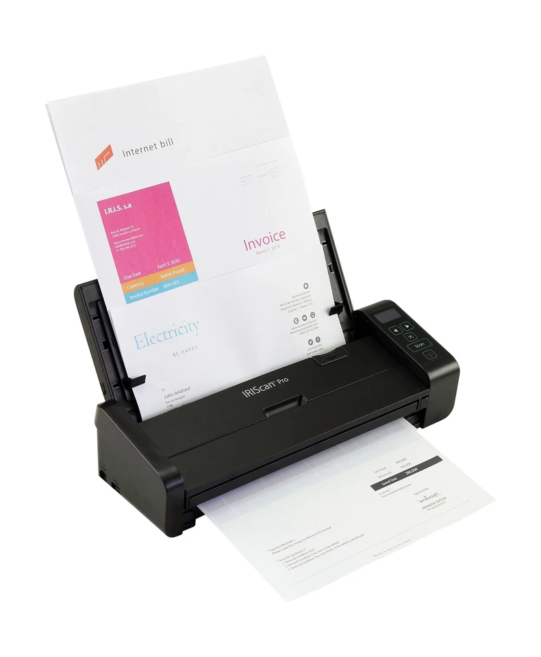 IRIScan Pro 5 Color Portable Duplex Document Scanner, Auto Document Feeder (A... - Image 2 of 4