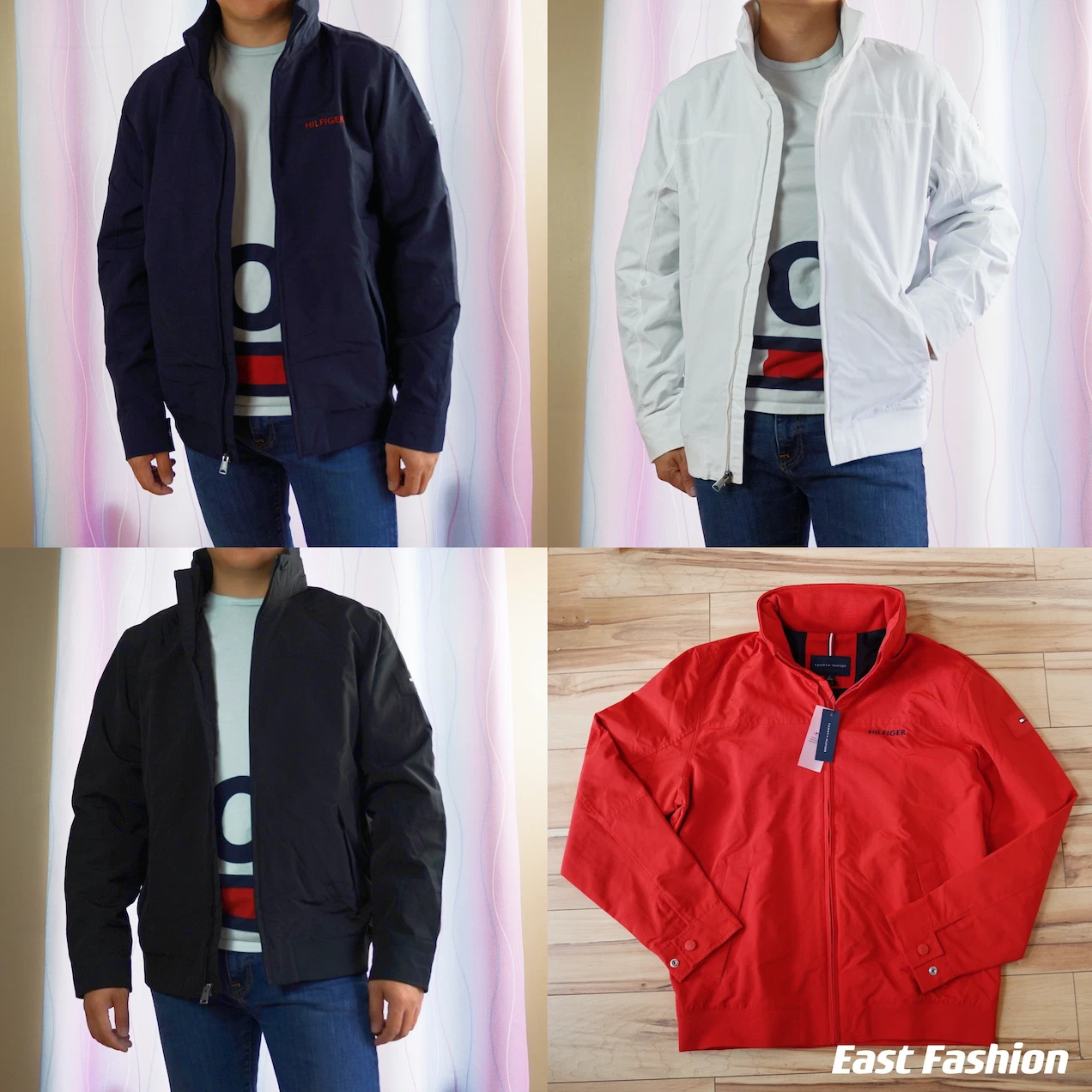 MEN'S TOMMY HILFIGER REGATTA YACHT JACKET WINDBREAKER water resistant