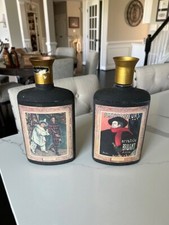 Beam Decanter Ambassadeurs Aristide Bruant & Mardi Gras EMPTY Bourbon 1960's VTG