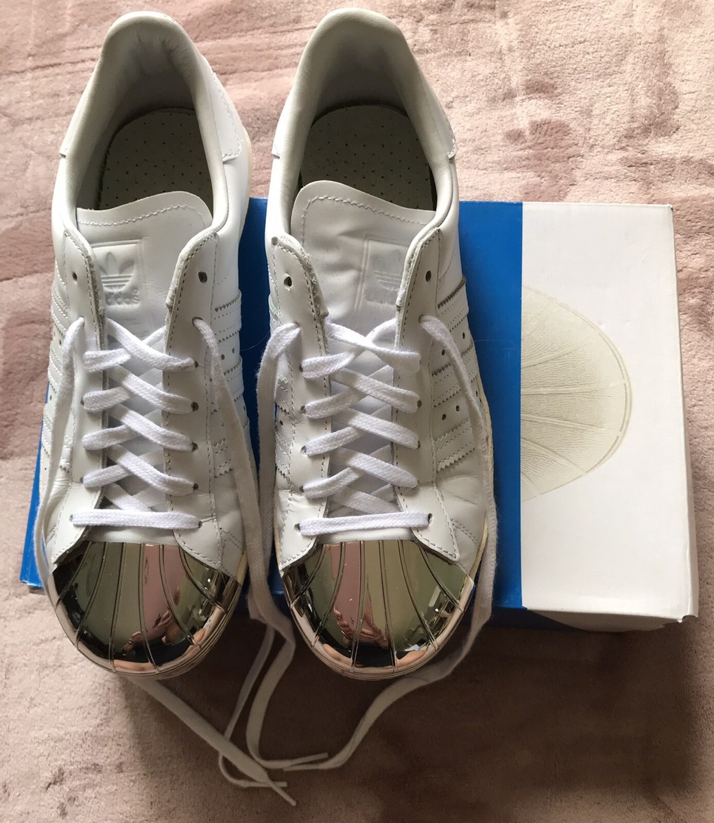 ADIDAS SUPERSTAR 80s Originals Ladies Trainers White UK5/38 UK