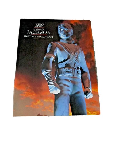 Michael Jackson 1996 HIStory Tour Official Program Book Color Pics Europe Mint