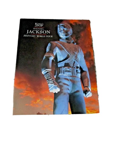 Michael Jackson 1996 HIStory Tour Official Program Book Color Pics Europe Mint - Picture 1 of 5