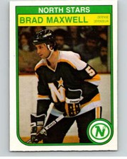 1982-83 O-Pee-Chee #168 Brad Maxwell  Minnesota North Stars V58267