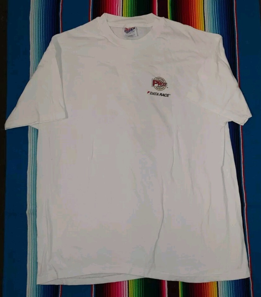 Vtg Future Proof Network Data Race Crew neck Shor… - image 1