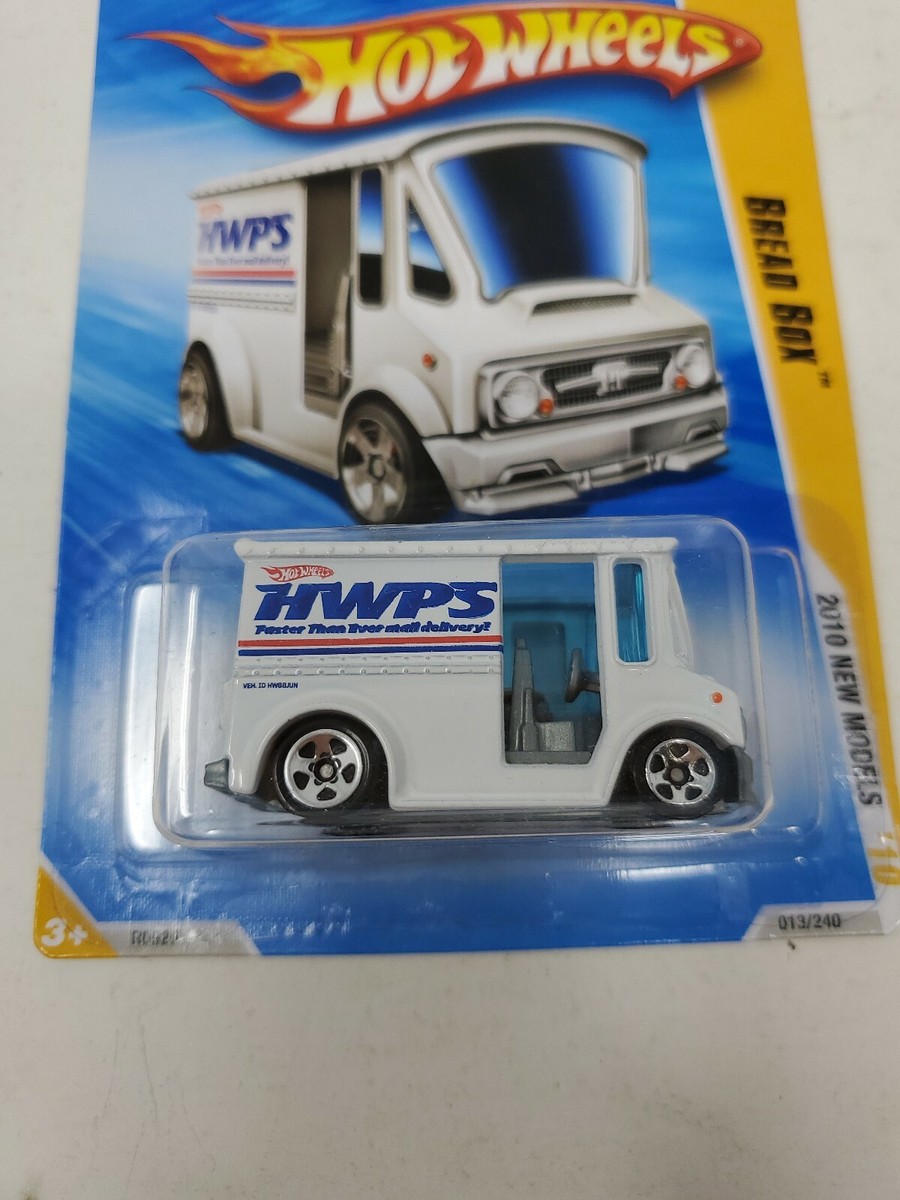 2010 Hot Wheels NEW MODELS white BREAD BOX 13/44 5sp 013/240 HWPS