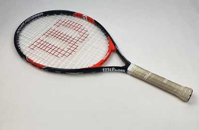 Wilson Roger Federer 23 Junior Tennis Racquet Graphite Black Orange White