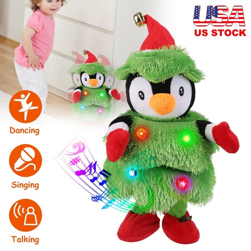 New Electric Dancing Singing Plush Toy Snowman for Kids Christmas Gift - 第 5/5 張圖片