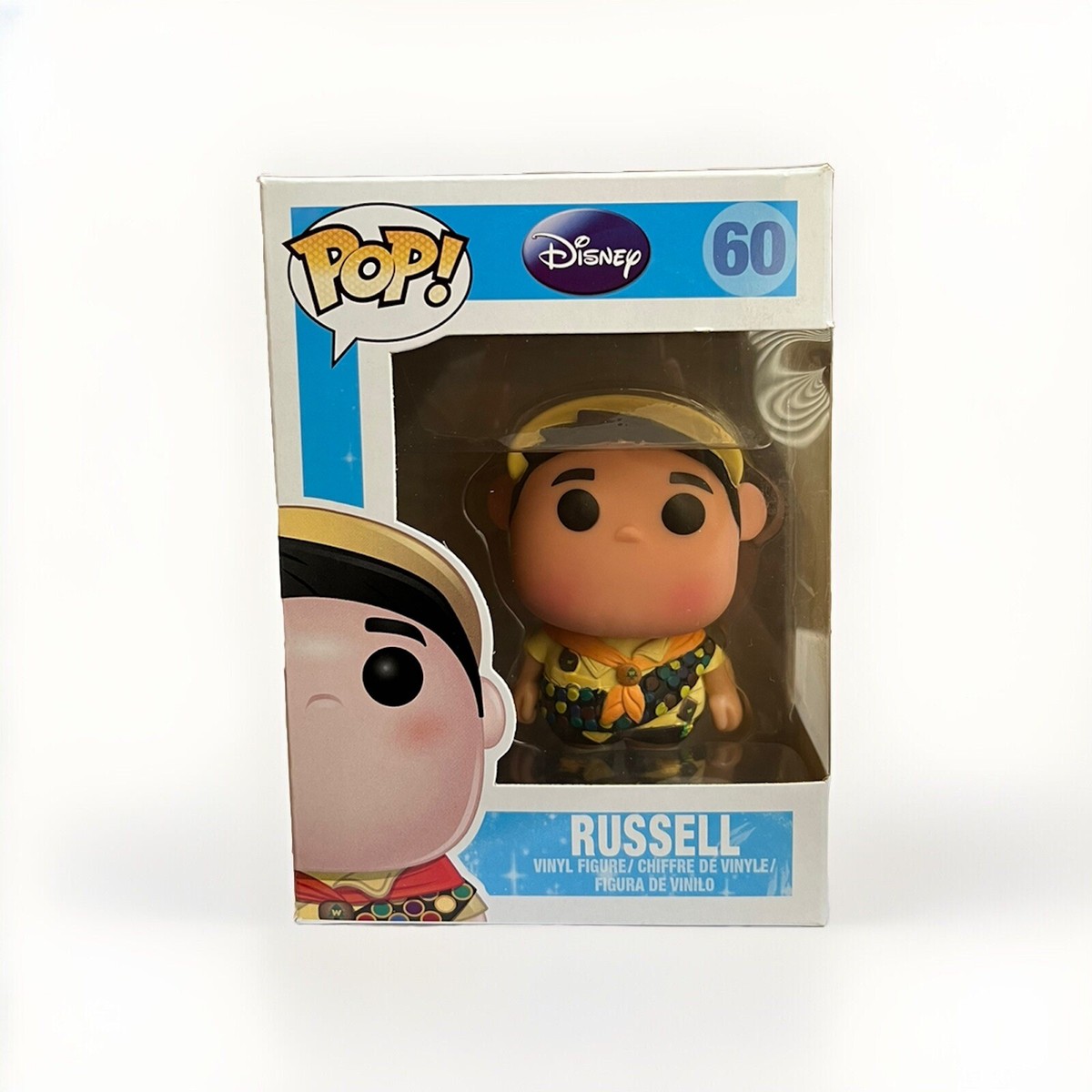 FUNKO POP ディズニー　ピクサー　ラッセル　レア　60番 FUNKO POP DISNEY UP RUSSELL #60 Comes In A Pop Protector