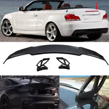 Universal Black V-STYLE Rear Trunk Racing Spoiler Wing Fit For BMW 128i 135i E88