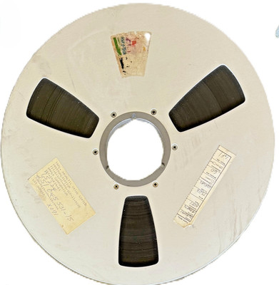 Ampex 787 14'' Reel to Reel Tape Aluminum Vintage Instrumentation w/ Tape