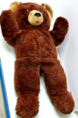 Vintage Knickerbocker Teddy Bear Plush  Animals of Distinction Brown w/Tongue
