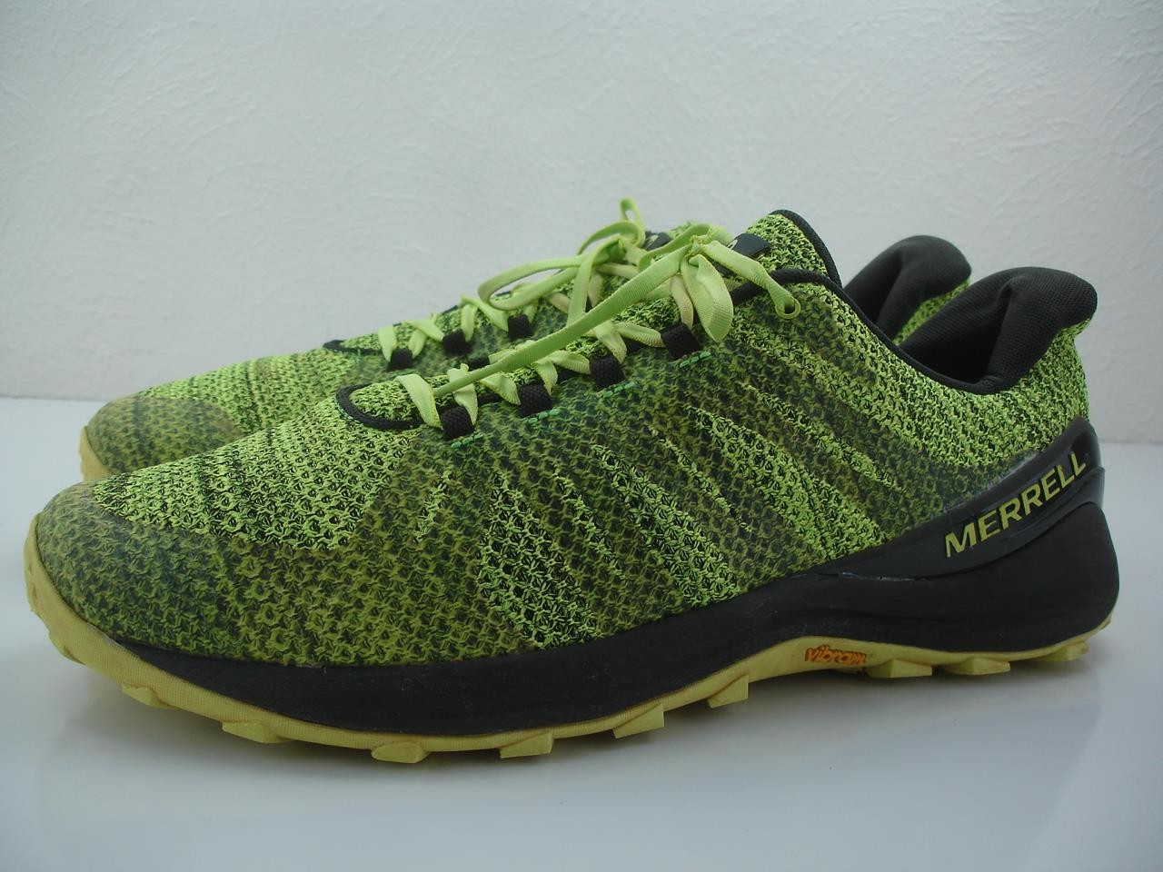 Scarpe da Trail Running Uomo 15 M Merrell Momentous J48837 Verde Lime Maglia Sneakers