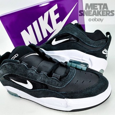 Nike Air Max Ishod  US 11 Men's Black White Skate SB Retro 90's   FB2393 004 New