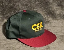 Vintage CSX Railroad Hat ROLL ON Cap                   