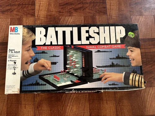 Vintage 1990 Battleship Board Game MB Games
