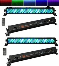 2 MR DJ MINI STRIP 19" 120 LED 5 Channel DMX RGB Color Strip DJ Wash Up Light