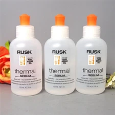 3 PACK  Rusk Thermal Serum with Pure Argan Oil 4.2oz / 125m