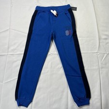 Tommy Hilfiger Fleece Jogger Blue Boys 8-20 Drawstring Activewear Boys Pants