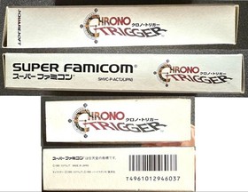 Famicom Box Game FF Chrono Trigger with Box and Manual Retro Japan