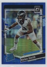 2023 Panini Donruss Optic Rated Rookie Blue Hyper Prizm Nolan Smith #283 1c1j