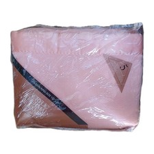 Manta Vintage Beacon Waffle Weave Rosa Acrílico Borde Térmico Queen King Nuevo de Lote Antiguo