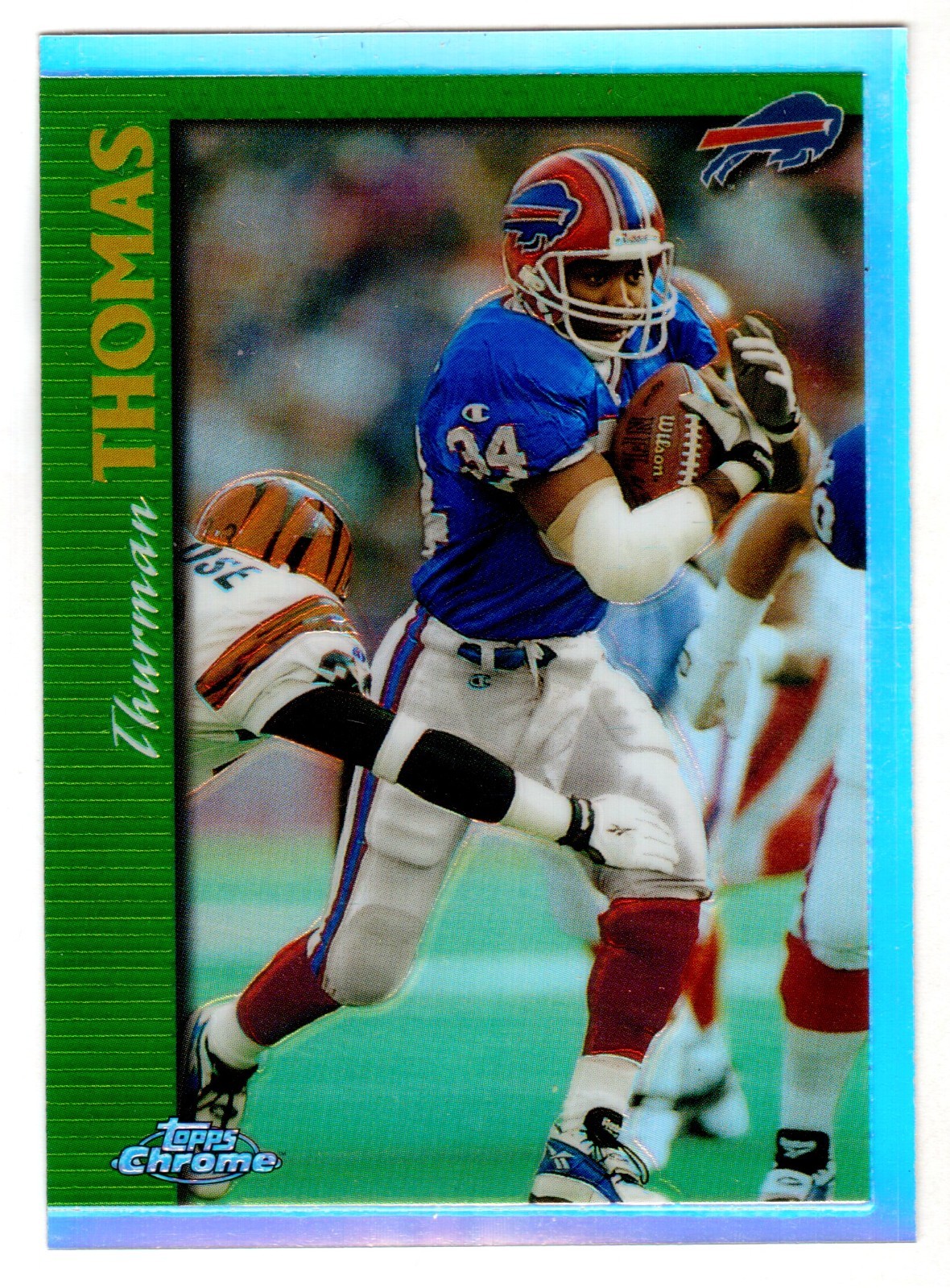 1997 TOPPS CHROME #31 THURMAN THOMAS REFRACTOR
