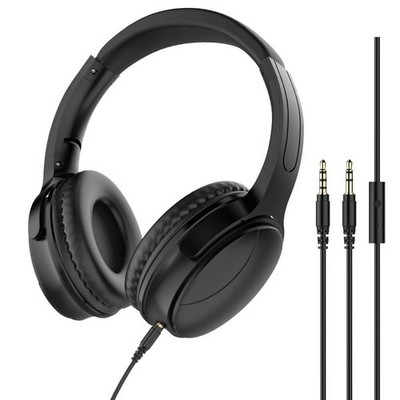 3,5 mm Kabelgebunden HiFi Kopfhörer Faltbar Leicht Bequem Ohrpolster