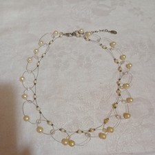 estate necklace. I am not a jeweler. so this is being sold as costume jewelry.