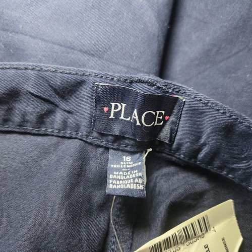 Place Cargo Boys Children’s Shorts Blue Black Slim Cute! Saze 16 #4 - Picture 5 of 7