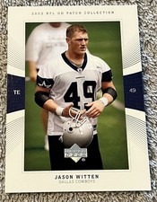 2003 Upper Deck Patch Collection - Jason Witten #111 Rookie Card (RC). rookie card picture