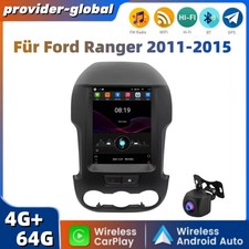 4+64G per Ford Ranger 2011-15 Android autoradio Carplay GPS NAV SWC WIFI BT Kam