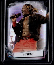 2021 Topps Chrome WWE #36 R-Truth Black Refractor /10 SP