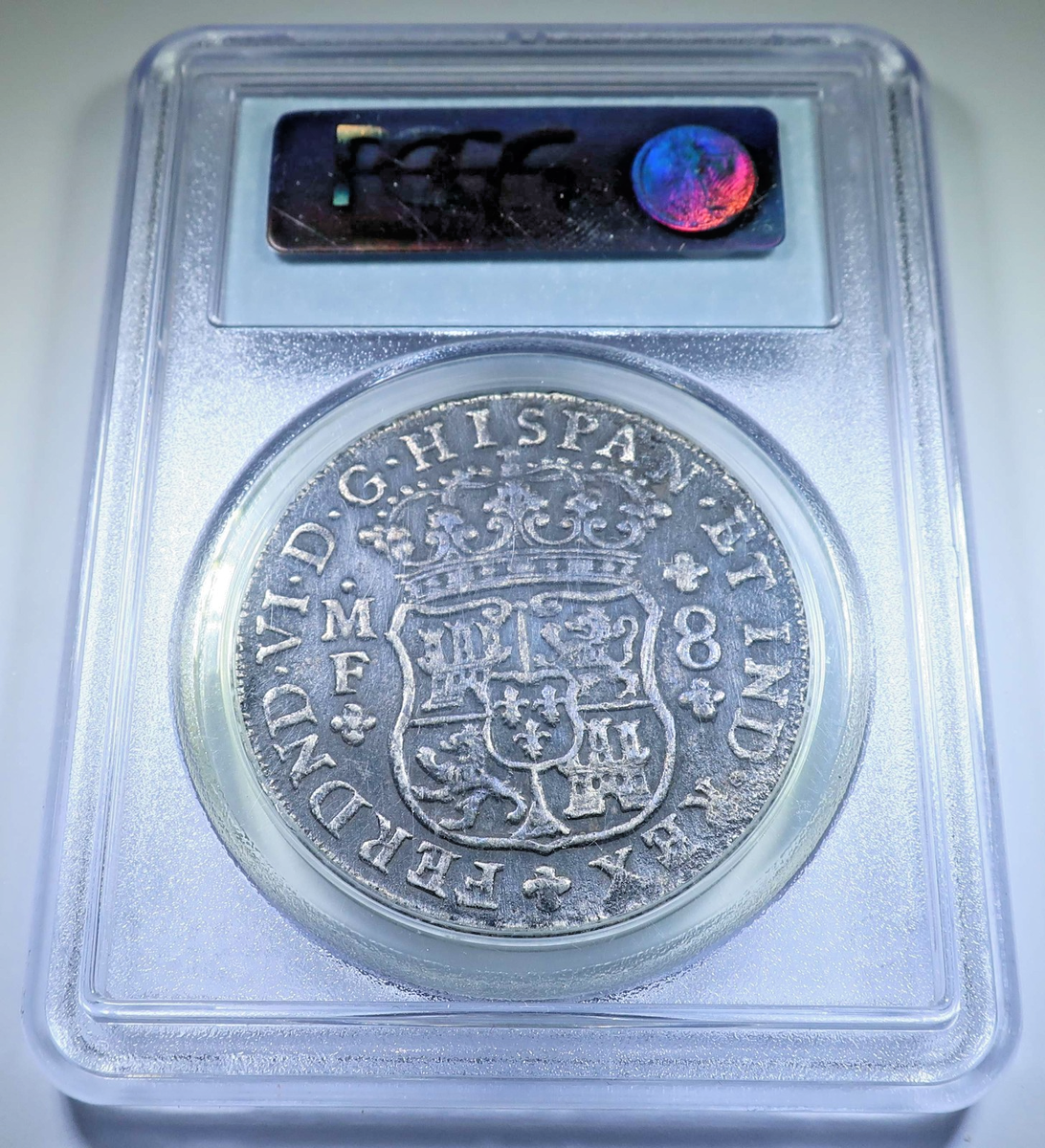 Auguste Shipwreck 1751 Mexico 8 Reales 1700's PCGS Genuine Spanish