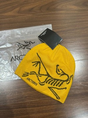 Arc'teryx Bird Head Toque Yellow Merino Wool Beanie Ski Winter Hat NWT New