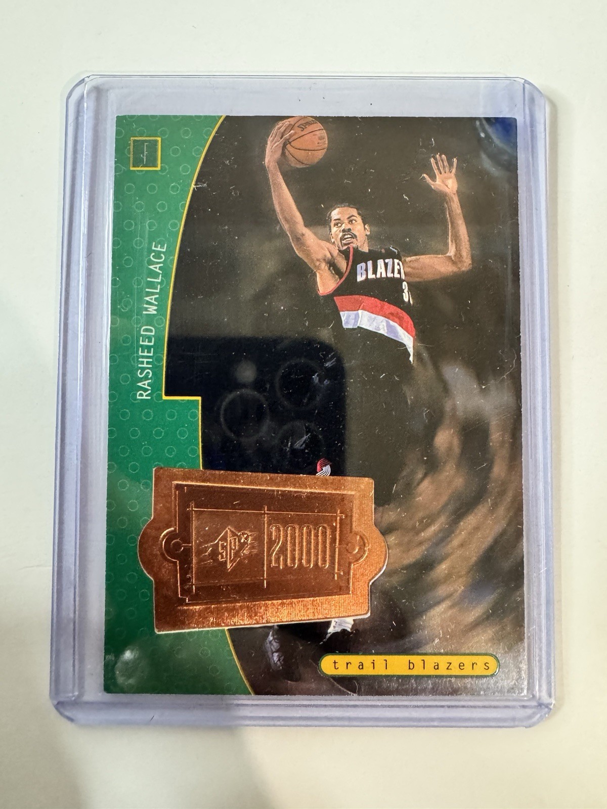 1998-99 SPx Finite 2000 Rasheed Wallace #166 /4050 PORTLAND TRAIL BLAZERS