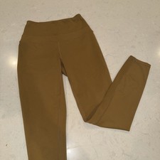 Varley Let's Move Super High Rise Legging Size XS Medium Brown Moisture Wicking