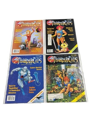 Thundercats Magazine 1987 Collection w/ Posters Lorimar Telepictures *SEE PICS