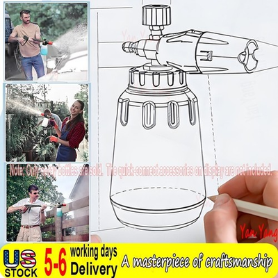 #ad #ad Foam Lance for Car Wash Bottle– Ergonomic Grip amp; Adjustable Foam Thickness $19.60