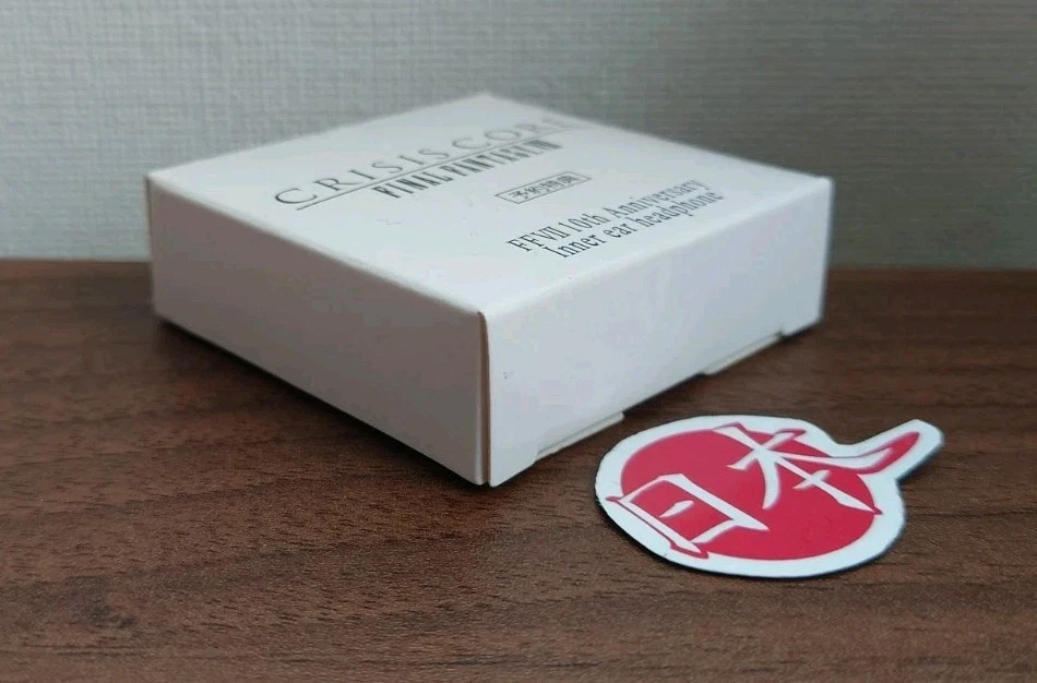 Final Fantasy 7 FF7 Headphones Earphones Crisis Core 10 Years Free Ship Japan - Image 4 of 4