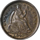 1845-P Seated Liberty Half Dime
