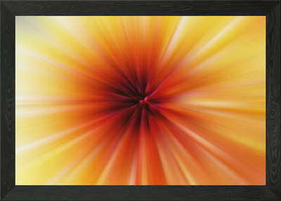 Gerahmtes Wandbild Poster Leinwanddruck Bild mit bunten Wirbel-Effekten
