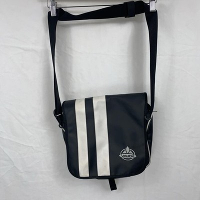 Vtg Vaude Striped Cross Body Sling Bag S 90s Little Albert