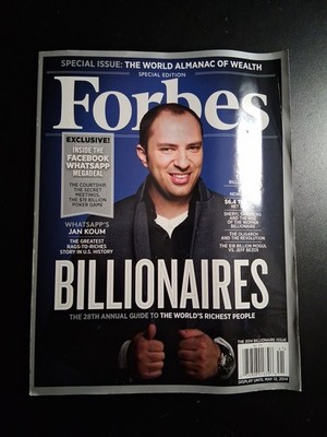Forbes Magazine Billionaires Issue 2014 Special Edition, Multiple Front Covers