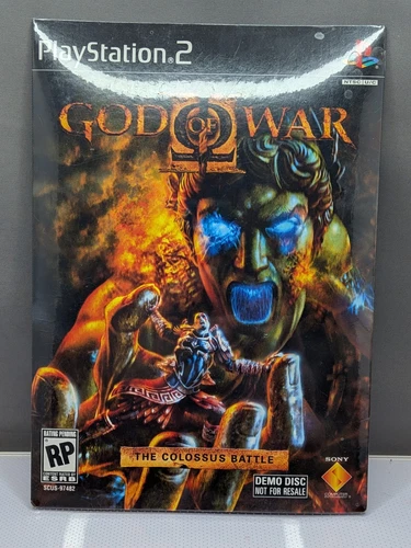 PS2 God of War II: The Colossus Battle Demo Disc Playstation 2 Sealed