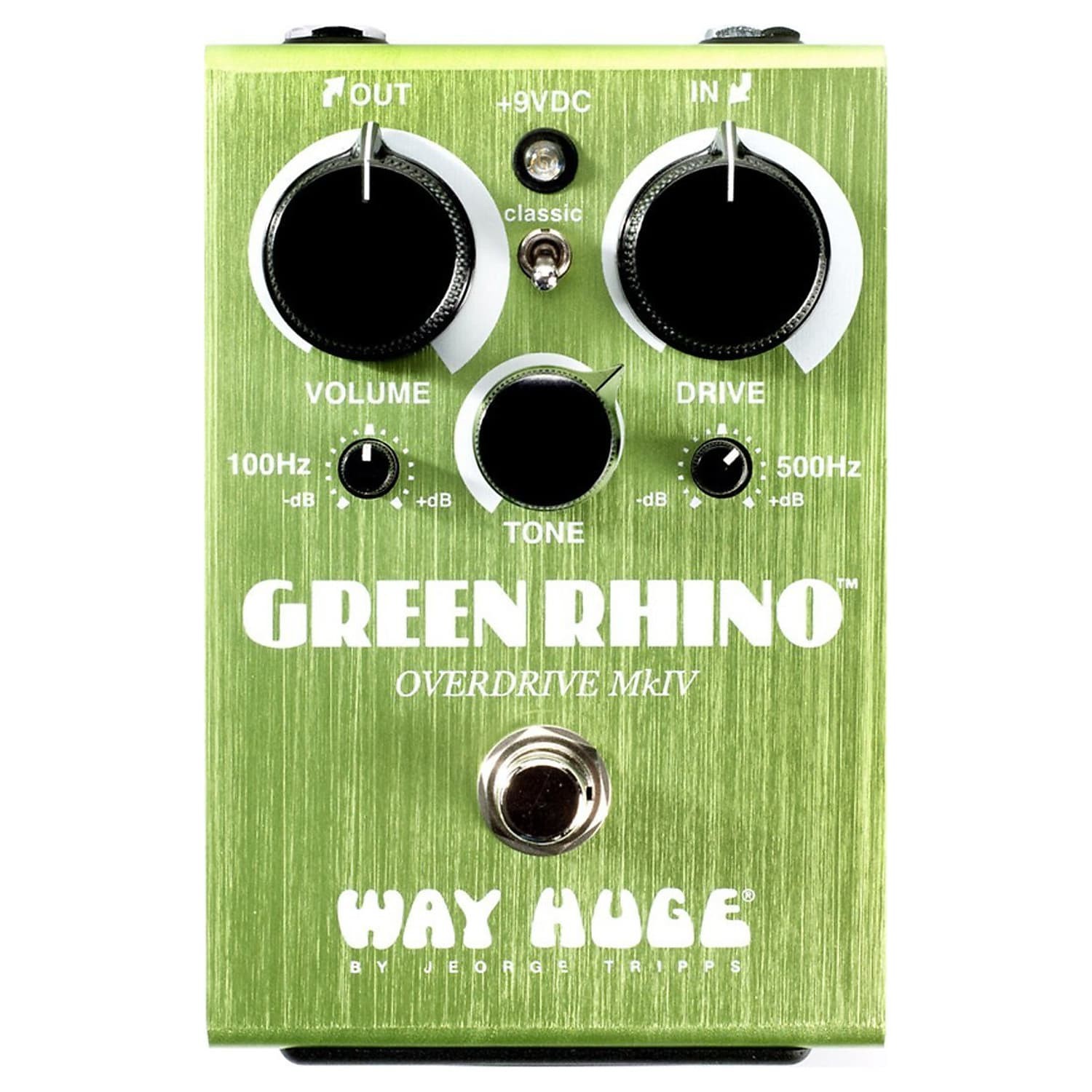 Огромная педаль эффектов овердрайва WHE207 Green Rhino Overdrive MKIV Overdrive 24790₽
