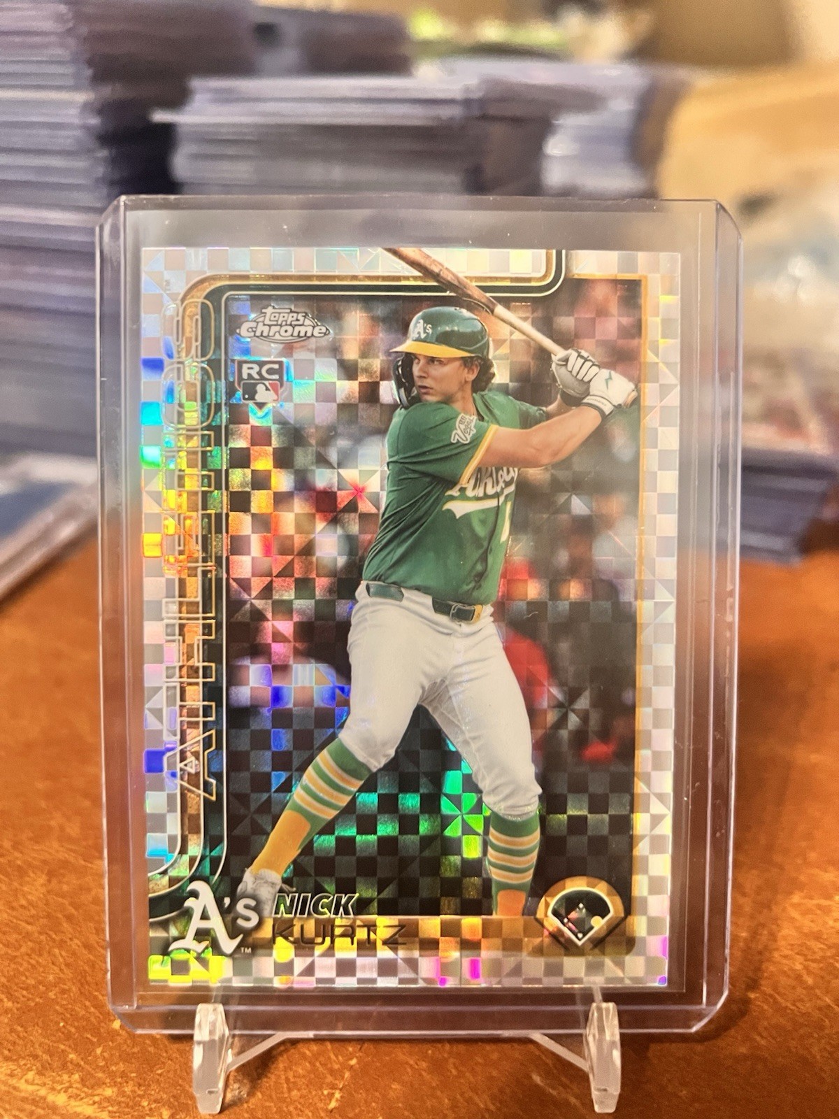 2025 Topps Chrome Update Series - Nick Kurtz #USC180 X-Fractor (RC) Athletics🔥