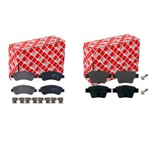 FEBI BREMSBELÄGE VORNE+HINTEN passend für Peugeot 307 3A/C