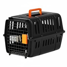 Airline Pet Carrier Portable Commute Pet Carrier Safe Metal Door for Felines